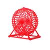 Brinquedo Hamster Runner Roda de Corrida Silenciosa Roda Anti-presa Suporte para Hamster Urso Dourado Roda de Corrida Pequenos Suprimentos para Hamster