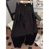 Calça Social Flare Wide-Leg Cleanfit para Homens, Cintura Alta com Caimento Elegante e Sofisticado, Calça Social Gelo de Seda Estilo Americano