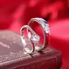 Anillos de Boda Falsos, un Par de Anillos de Boda Ajustables para Ceremonias de Boda, Anillos de Boda Grandes para Pareja con Imitación de Diamante