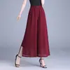 Pantalones Anchos Rectos Simples de Gasa para Mujer 2026 Primavera/Verano Nuevo Estilo Sueltos Adelgazantes Caída Amplia Cortos Casuales