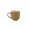 Caneca com Listras Verticais em Relevo Estilo Simples Escandinavo Copo de Água Doméstico Caneca de Cerâmica para Café de Escritório