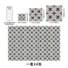 Pegatinas de pared con patrón geométrico moderno, azulejos autoadhesivos de PVC impermeables para baños, renovación a prueba de aceite para cocina y uso decorativo