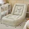 Sofá perezoso, cama para perro humano, sofá pequeño para dormitorio, sillón perezoso individual o doble, sofá cama plegable reclinable y para dormir