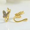 Nuevo Diseño de Nicho Anillo de Nariz Creativo Distintivo Mariposa Clip de Nariz Moda Versátil Exquisito Pequeño Moderno Joyería para Piercing