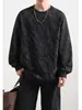 Moletom tie-dye gola careca estilo americano retrô para homens, nova coleção outono/inverno 2026, pulôver casual moderno de corte solto