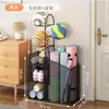 Cesta de Almacenamiento para Esterillas de Yoga, Estante de Almacenamiento para Equipos Deportivos y de Fitness en Casa, Estante de Almacenamiento Doméstico para Rellenar Espacios para Bádminton y Baloncesto