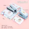 Grapadora de Dibujos Animados Mini Pequeña Set Lindo Papelería para Estudiantes Multifunción Máquina Encuadernadora Grapadora para Papel de Examen
