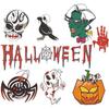 Novo HL004 Caveira Engraçada Abóbora Mão Sangrenta Impressão de Mão Halloween Janela de Vidro Parede de Casa Adesivo de Parede Decorativo