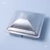 Acessórios para Corrimão de Ferro Forjado Tampa de Coluna Tampa de Metal Zinco Camada Dupla Tampa de Pilar de Corrimão Tampa de Cabeça de Pilar de Tubo Quadrado para Cerca