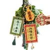 Etiquetas colgantes hechas a medida para el Festival del Bote del Dragón, Materiales DIY para Ramos de Flores de Artemisa y Colgantes de Puerta, Buenos Deseos para el Festival del Bote del Dragón, Decoraciones para Cajas de Regalo de Frutas