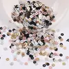 Tridimensional bordado francês de crochê bordado lantejoulas contas 2/3/4mm plana fosco diy mão-costurado vestuário vestido acessórios