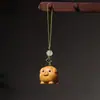 Nova Edição de Pingentes para Celular Sandália Dourada Doze Signos, Acessórios de Madeira, Charms para Bolsa, Chaveiros, Lembrancinhas e Presentes