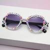 Gafas de Sol para Niños Moda Montura Redonda Color Caramelo Gafas para Bebé Lindas para Niños y Niñas Gafas para Niños sin Montura en stock