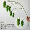 Plantas y flores verdes artificiales al por mayor, flores artificiales para bodas, arreglos florales, materiales decorativos para cubrir tuberías de agua antiestéticas