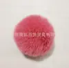Shangtuo 7.5cm Venta al por mayor de colgantes de bola de pelo de conejo rex sintético, accesorios y componentes de fieltro