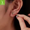 Pendientes Pequeños Exquisitos de Libélula Original S925 Plata de Ley Yinziyun, Pendientes Pequeños de Insecto Verde Fresco