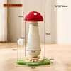 Tabla rascadora para gatos resistente al desgaste sin pelusa hongo rojo tamaño grande todo sisal árbol para gatos cuerda de cáñamo colorida rascador para gatos resistente a los arañazos