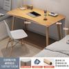 Mesa de Computador de Escritório Bancada de Trabalho Doméstica Mesa Simples Quarto Estudante Mesa de Escrita Casa de Aluguel Mesa com Pés de Madeira Maciça
