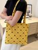 Bolso de Hombro Ins de Estilo Japonés para Mujer, Bolso de Mano Literario Perezoso de Lona, Viaje, Gran Capacidad, Estudiante, Bandolera