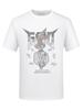Nova Camiseta Masculina 2026 com Design de Coelho de Strass, Manga Curta Marca Tendência Verão Casual Peso Pesado Manga Meia-Manga Tamanho Grande Slim Fit