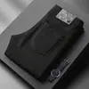Jeans blancos de alta gama a prueba de tres (agua, suciedad, golpes) para hombre, pantalones largos de verano finos, ajustados, elásticos de Tencel, pantalones cortos