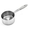 Conjunto de 7 Peças de Copos Medidores de Aço Inoxidável com Escala, Colheres Medidoras de Cozinha para Farinha e Sal
