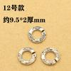 Xizang plata pulsera de cristal hecha a mano pulsera accesorios diy torsión joyería de plata tailandesa anillo de correr accesorios accesorios de plata antigua cuerda trenzada