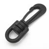 Suministro de accesorios para equipaje, gancho para mochila de 11 mm, gancho giratorio de plástico, gancho para bolsa POM, gancho pequeño