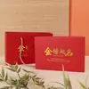 Bolsa de Regalo Estilo Lujo Naranja Caja de Regalo de Cumpleaños Empaque de Alta Gama Caja Vacía Ins Regalo para Novia Regalo Souvenir