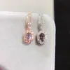 Colgante de espinela birmana natural piedra principal 4x6mm plata de ley s925 incrustado damas una generación de salidas de fábrica