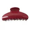 Pinza Ovalada Fotosensible de Gama Alta para Mujer, Tamaño Grande para Cabello Grueso, Accesorio para el Cabello de Pinza de Tiburón