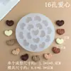 Pegamento de Dibujos Animados Molde Flip Galleta Pan Juguete de Comida Accesorios Decoración Chocolate Silicona Molde de Pellizco Grado Alimenticio