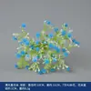 Arreglos Florales Azules, Flores de Seda Azul Neblina, Decoración Ambiental Estilo Monet, Montaje de Salón de Bodas, Arreglos Florales