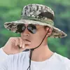 Sombrero de Senderismo para Exteriores, Sombrero de Pescador para Hombre, Sombrero de Pesca con Protección Solar, Sombrero para el Sol, Sombrero de Ala Ancha Estilo Nuevo, Protección UV