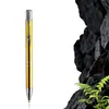 Pluma Mar Press Varilla de Aluminio Metal Escritura Suave Multicolor Suministro Adecuado Regalo Publicitario Bolígrafo LOGOTIPO Imprimible