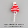 Conjunto Transfronterizo de Mini Gorro y Bufanda Tejidos de Navidad Decoración de Muñeca Decoraciones Navideñas de Ganso Grande Decoraciones Navideñas