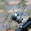 Carrete de Manivela Manual de Acero Inoxidable, Carrete con Freno Frontal de Doble Rodamiento, Carrete de Pesca para Balsas Completamente Metálico, Carrete de Pesca con Micro Plomo
