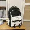 Mochila estilosa para meninas, alunos do ensino fundamental e médio, mochila de grande capacidade para alunos do ensino médio e universitários, mochila de viagem para laptop