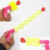 Pistola de Juguete para Niños Mini Divertida Pistola de Puño Elástica Elástica Pistola Mágica de Resorte Juguete Pequeño Clásico Nostálgico
