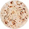 Manta de Tortilla Manta Creativa Europea y Americana de Panqueque Enrollado Mexicano Manta de Siesta Manta de Franela de Doble Cara