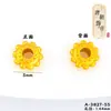 Accesorios de bricolaje de oro antiguo, cuentas enrolladas, cuentas sueltas, espaciador, oro roto, redondo, estrella de cinco puntas, luna, corazón de melocotón, cuentas de oro