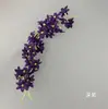 Cadena de Flores de Orquídea Simulada 37cm Cadena Flor Artificial Flor de Papel para Manualidades Flor de Acompañamiento Peluca Floral Adorno para la Cabeza Ropa Decoración Accesorio Flor
