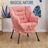 Sillón individual perezoso, silla de computadora para dormitorio universitario, sofá pequeño cómodo para balcón, reclinable suave para dormitorio con respaldo