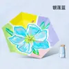 Sombrilla personalizable con impresión de logo, ultraligera y portátil, doble uso para sol y lluvia, protección solar para mujer 50% de descuento sombrilla de bolsillo sombrilla al por mayor
