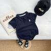 Ropa de Verano para Bebé de Hombre Ropa de Verano con Bolsillo y Broches para Bebé Camisa Polo Guapo Ropa de Ja-ja Conjunto de Verano Ropa para Trepar