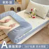 2026 Nuevo Modelo Juego de Colcha Acolchada Universal de Cuatro Piezas, Protector de Colchón de una Pieza para Dormitorio de Estudiantes, Juego de Sábanas