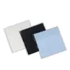 Pano para Óculos de Pele de Veado 8x8cm Microfibra Veludo Dupla Face Pano de Polimento Prata Bolsa Opp Embalado Individualmente Pano de Limpeza de Tela
