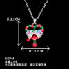 Collar de acero de titanio con trébol de cuatro hojas, estilo japonés y coreano, ligero y lujoso, para mujer, otoño e invierno, cadena de lana que combina con todo, accesorios de alta gama.