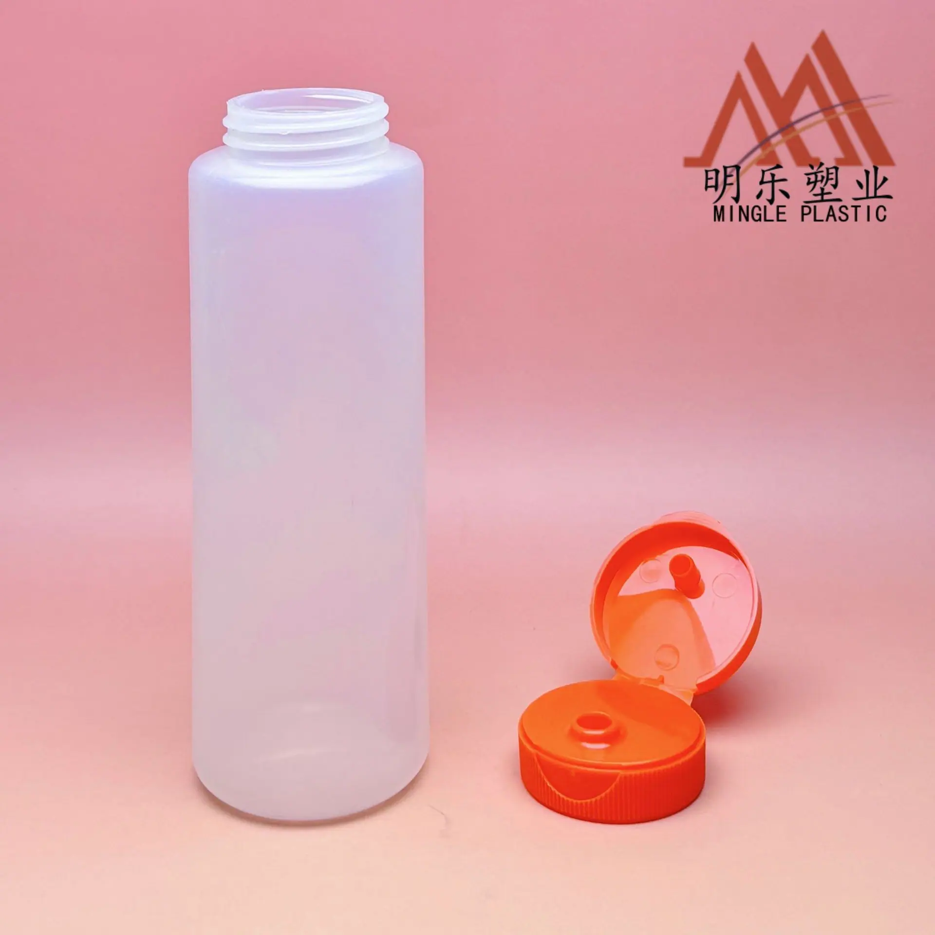 500ML直筒圆广口LDPE翻盖瓶(38-400)-02