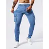 Amazon 2026 Jeans de Verano para Hombre Hip-Hop Versátiles Estilo Americano Ajuste Delgado Street Skinny Pantalones Casuales Venta al por Mayor